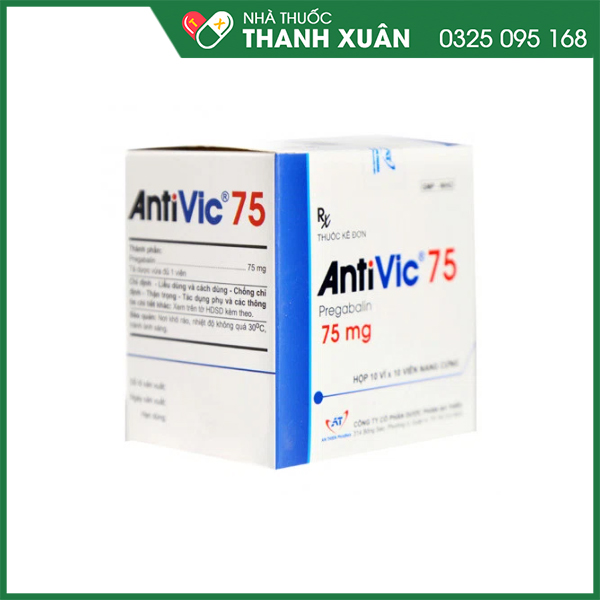 Antivic 75 - hỗ trợ điều trị đau thần kinh